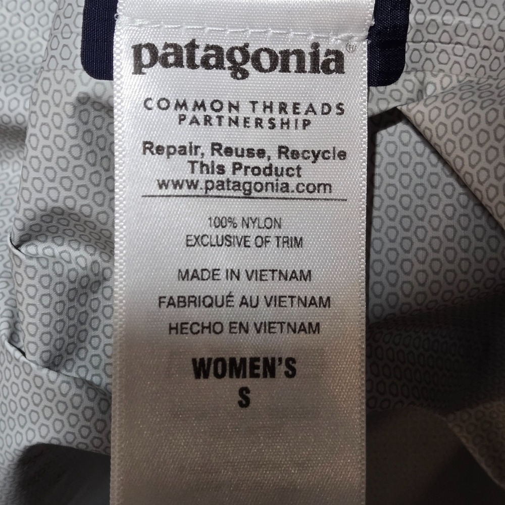 Patagonia Torrentshell Rain Jacket Women's H2NO Navy Purple Size Small - Picture 11 of 15